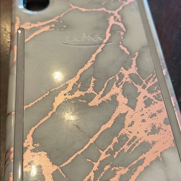 ✨ LUMEE Duo Pink Marble iPhone XS Max Case - Picture 5 of 7